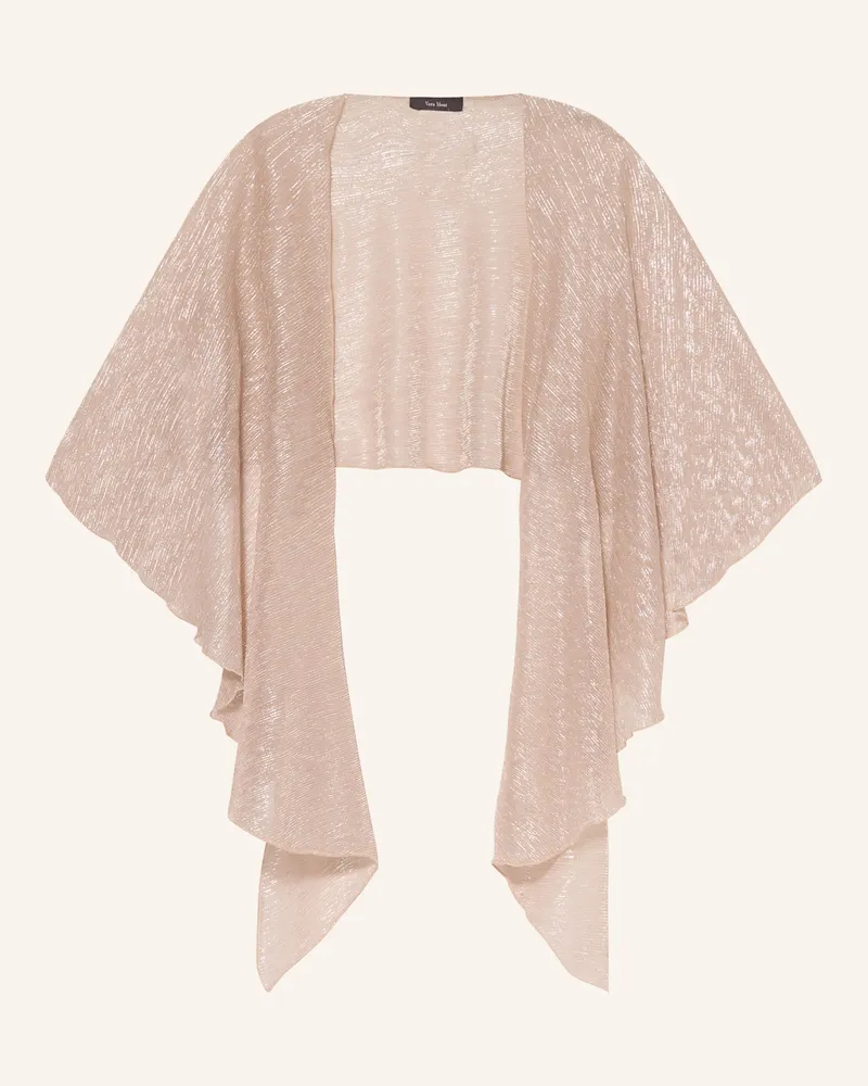 Vera Mont Stola mit Glitzergarn Creme