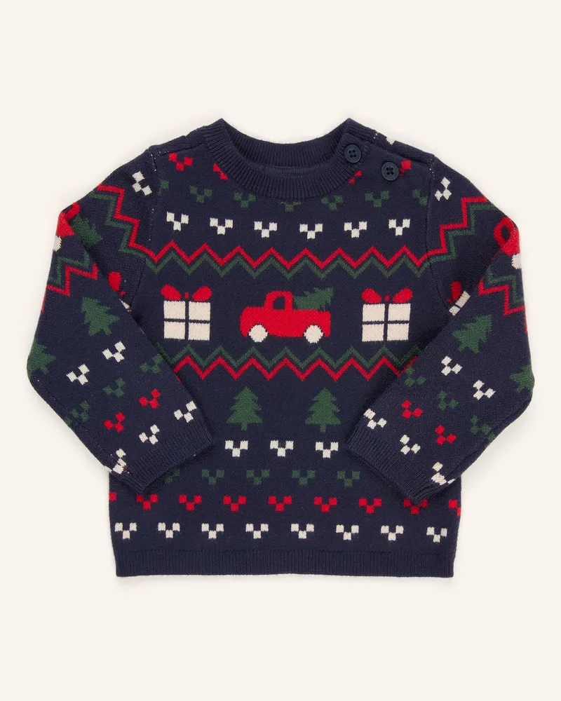 S.Oliver Pullover blau Dunkelblau