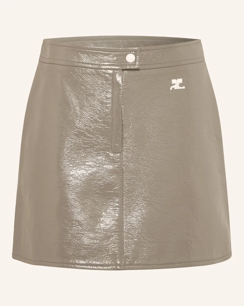 Courrèges Rock braun Taupe