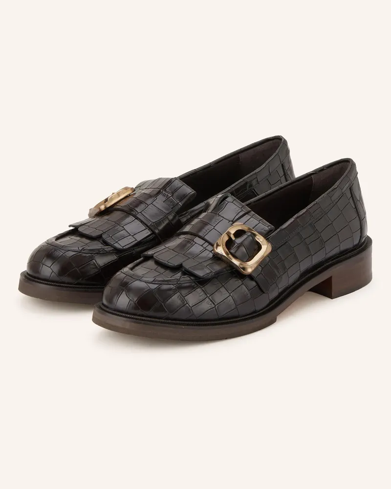 Pertini Loafer braun Dunkelbraun