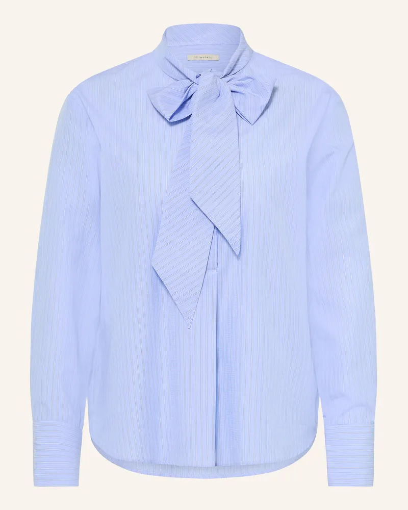 lilienfels Schluppenbluse blau Hellblau