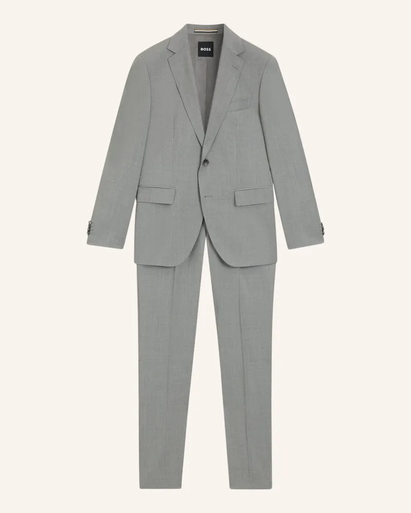 HUGO BOSS Business Anzug H-JECKSON-2PCS-253 Regular Fit Hellgrau