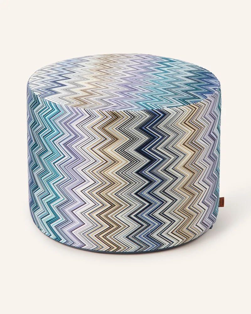 Missoni Home Pouf Jarris blau Dunkelblau