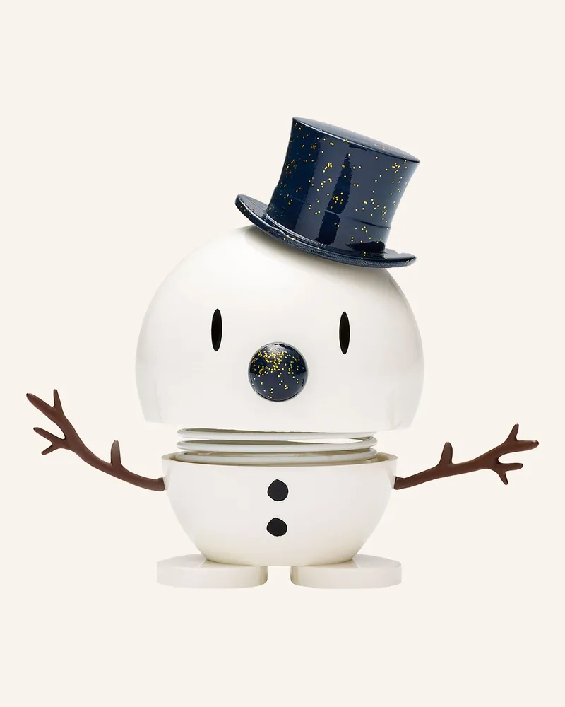 Hoptimist Dekofigur Snowman Small weiss Weiss
