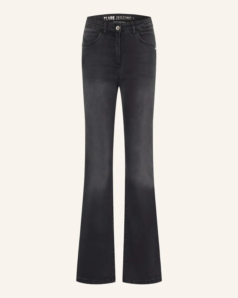 Patrizia Pepe Flared Jeans schwarz K486