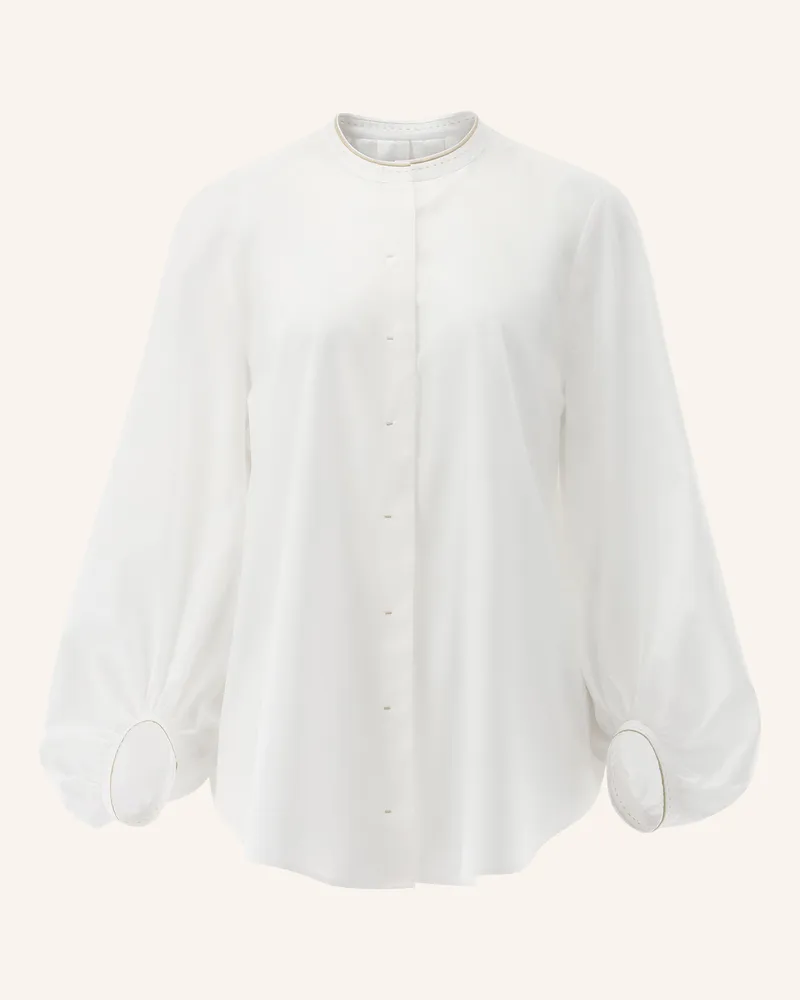 van Laack Bluse Modern Fit Weiss