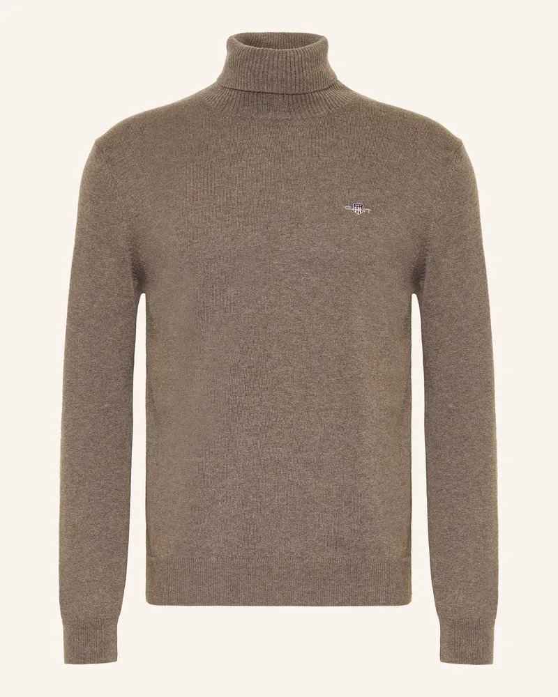 Gant Rollkragenpullover Taupe