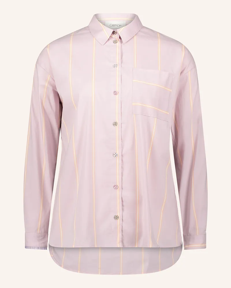 Cartoon Hemdbluse rosa Rosé