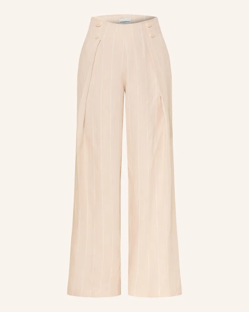 Claudie Pierlot Marlenehose Mit Leinen beige Beige
