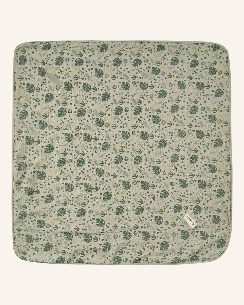 Sterntaler Babydecke mit Kapuze Safari Grau