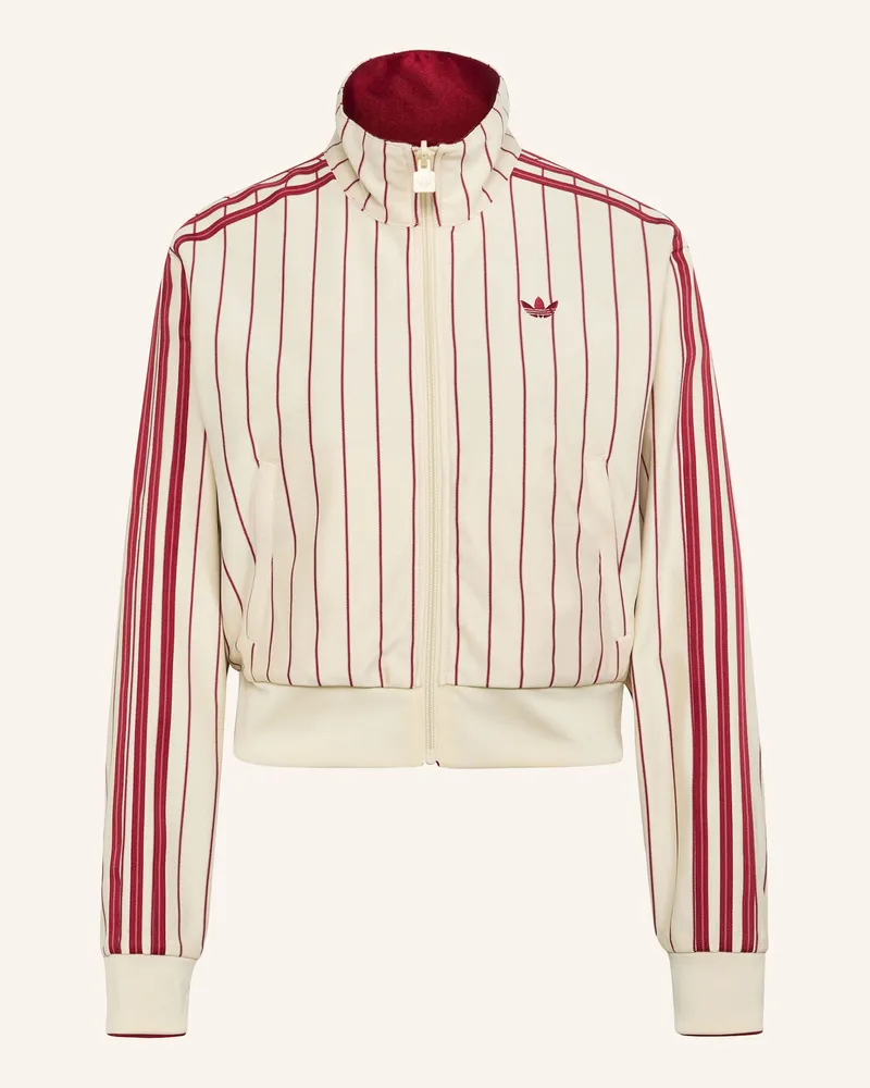 adidas Trainingsjacke Reversible Firebird Zum Wenden gelb Creme