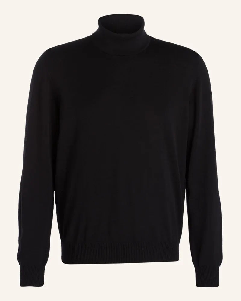 Maerz Rollkragenpullover schwarz Schwarz