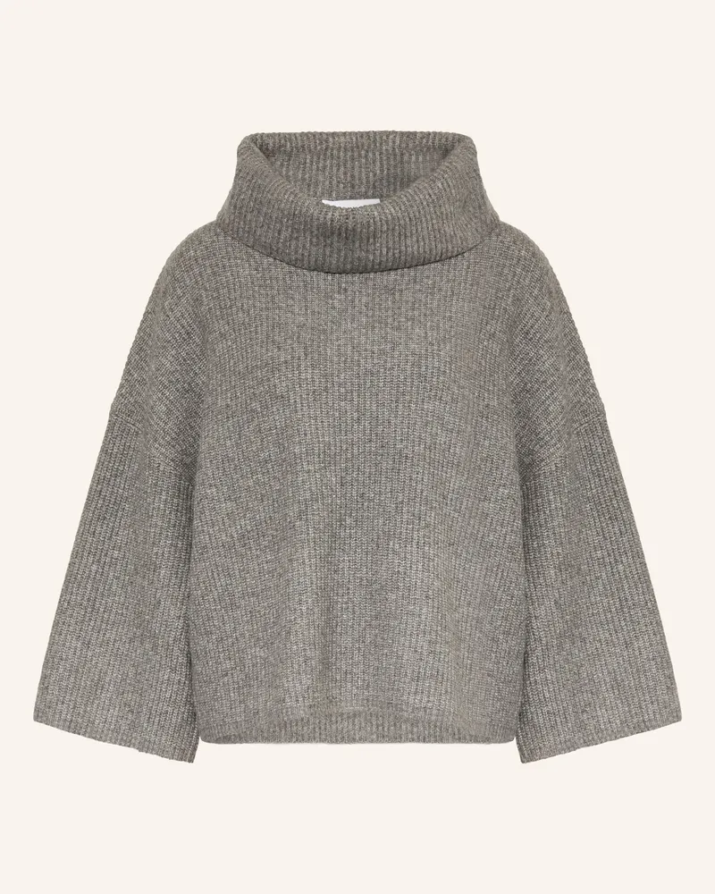 COMMA Rollkragenpullover Grau