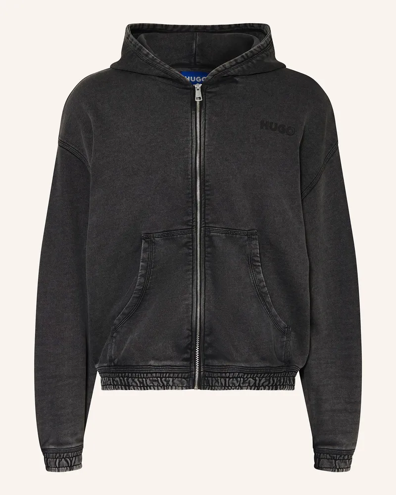 HUGO BOSS Sweatjacke NEBUDI Schwarz
