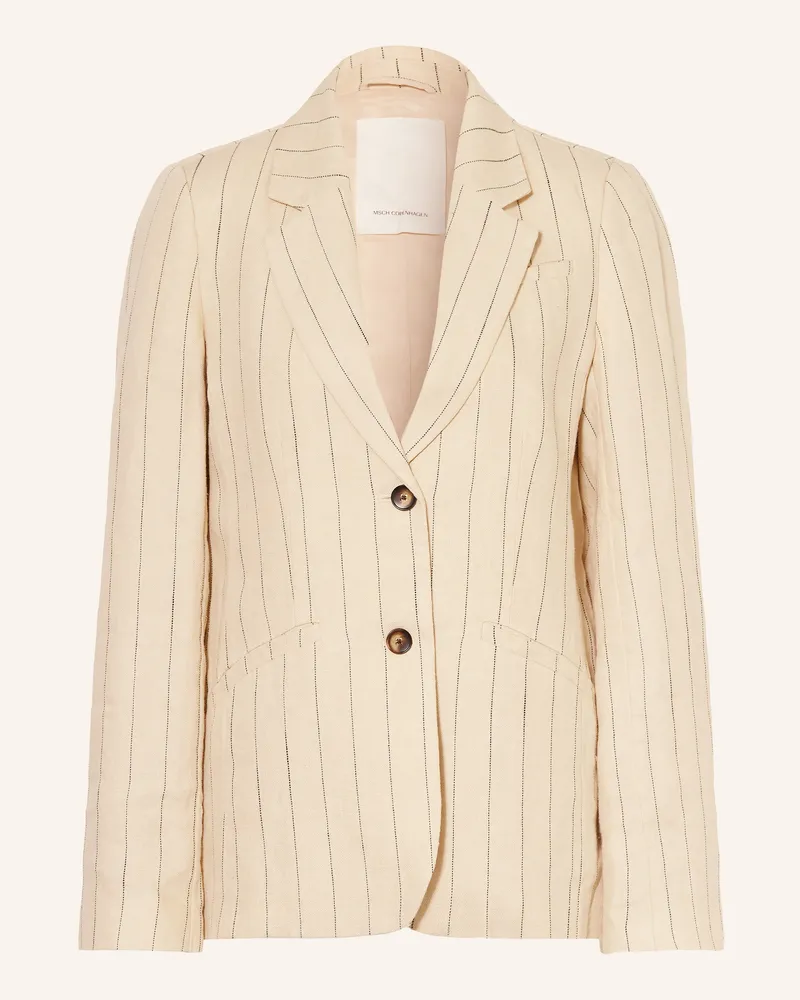 MOSS COPENHAGEN Leinenblazer Mschclaritte beige Ecru
