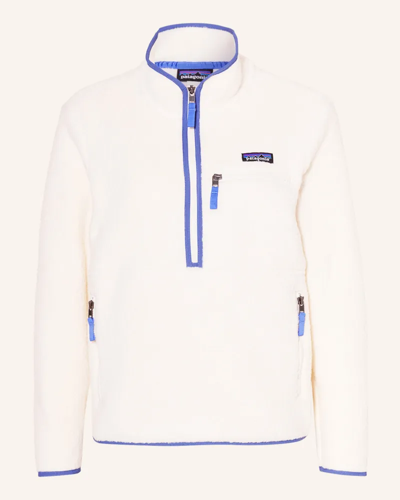 Patagonia Fleece-Troyer RETRO PILE MARSUPIAL Ecru