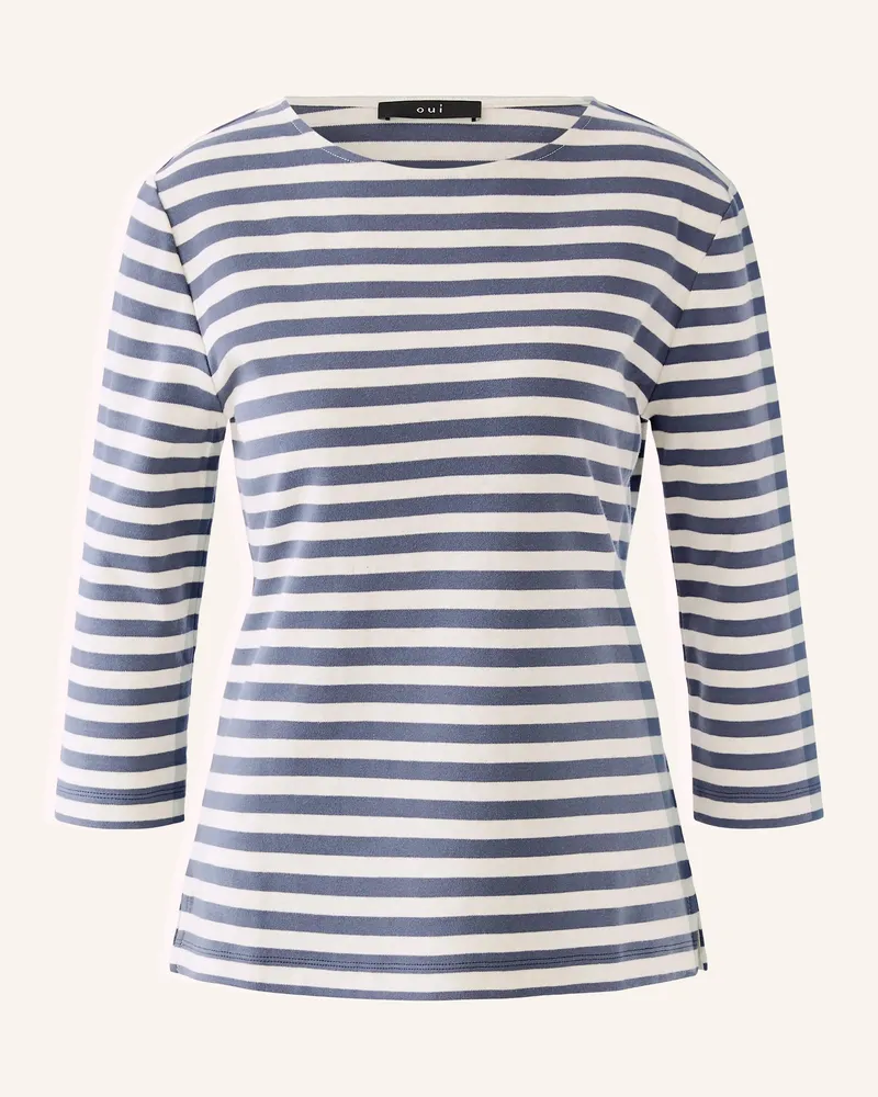 Oui  Shirt Soleila Mit 3/4-Arm blau Blau