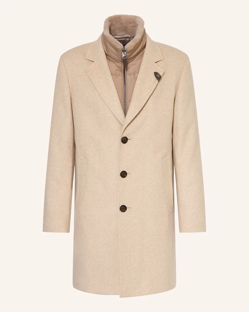 JOOP! Wollmantel Morris Mit Herausnehmbarer Blende beige Beige