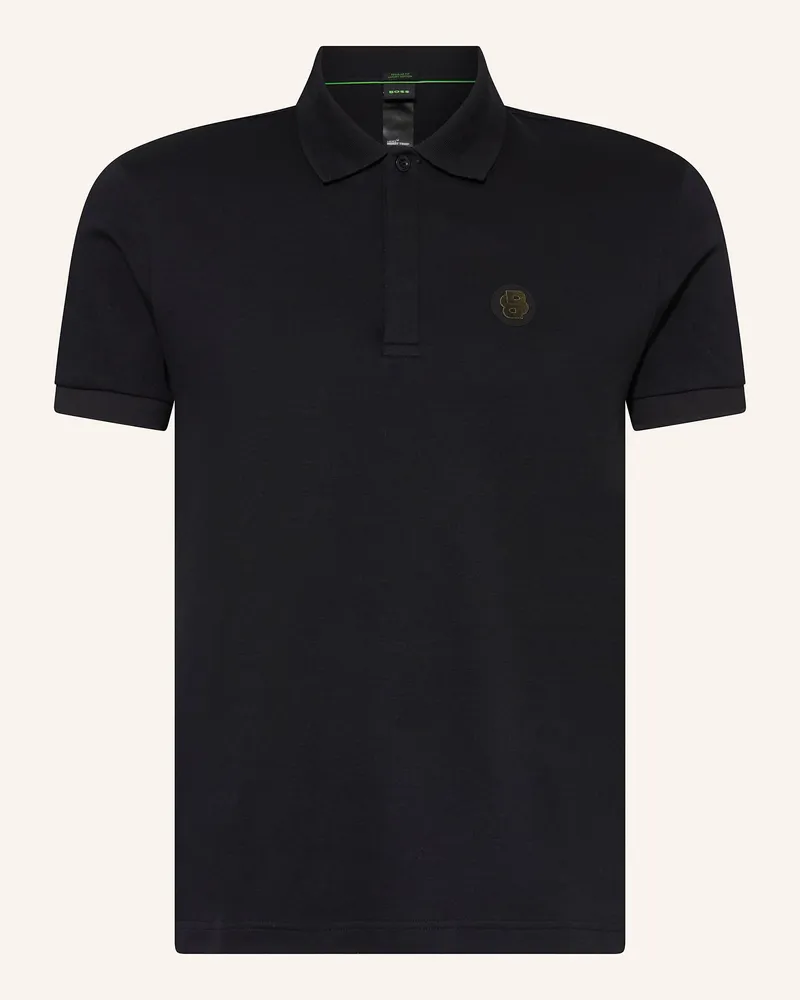 HUGO BOSS Jersey-Poloshirt PADDY Regular Fit Schwarz