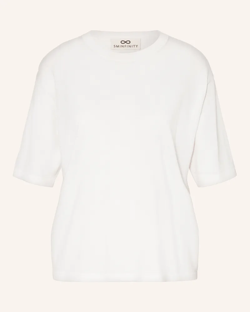 SMINFINITY Strickshirt weiss Weiss