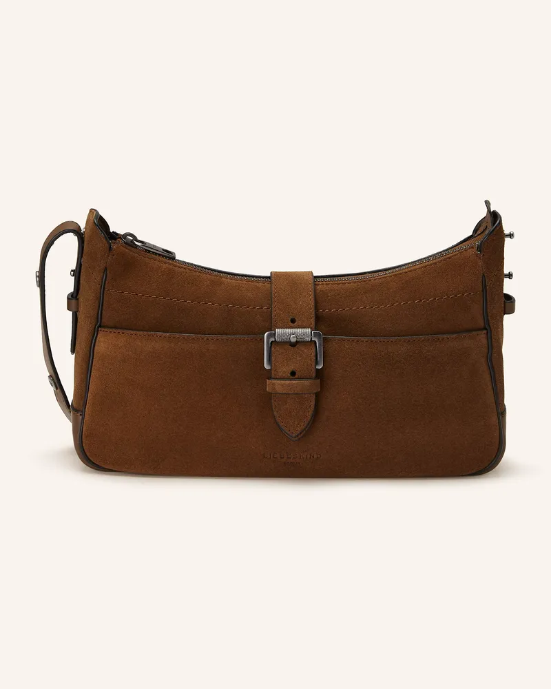 Liebeskind Schultertasche BAGUETTE SMALL Braun