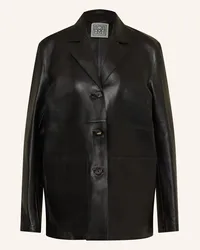 Totême Lederjacke Schwarz