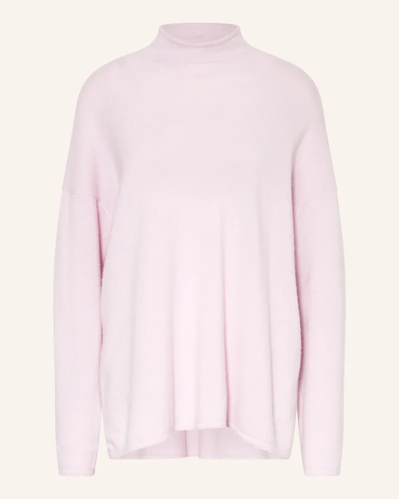 Mrs & HUGS Oversized-Pullover aus Cashmere Helllila