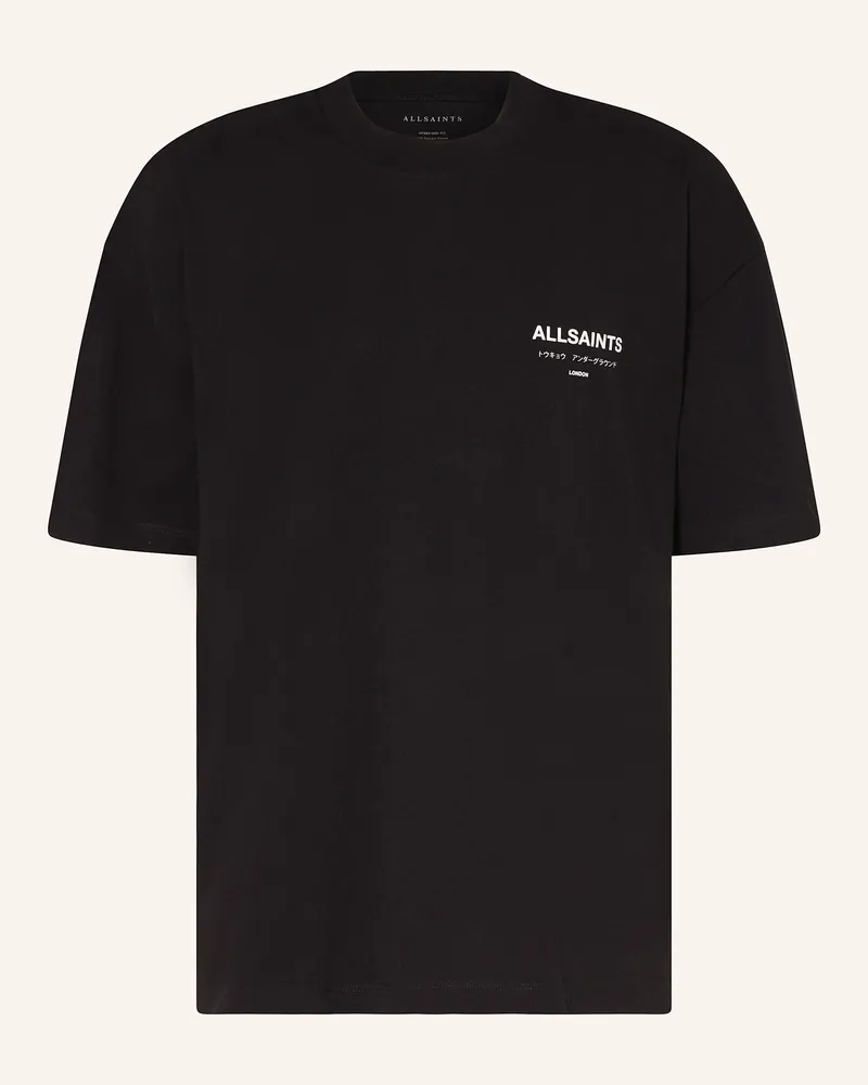 AllSaints T-Shirt Underground schwarz Schwarz