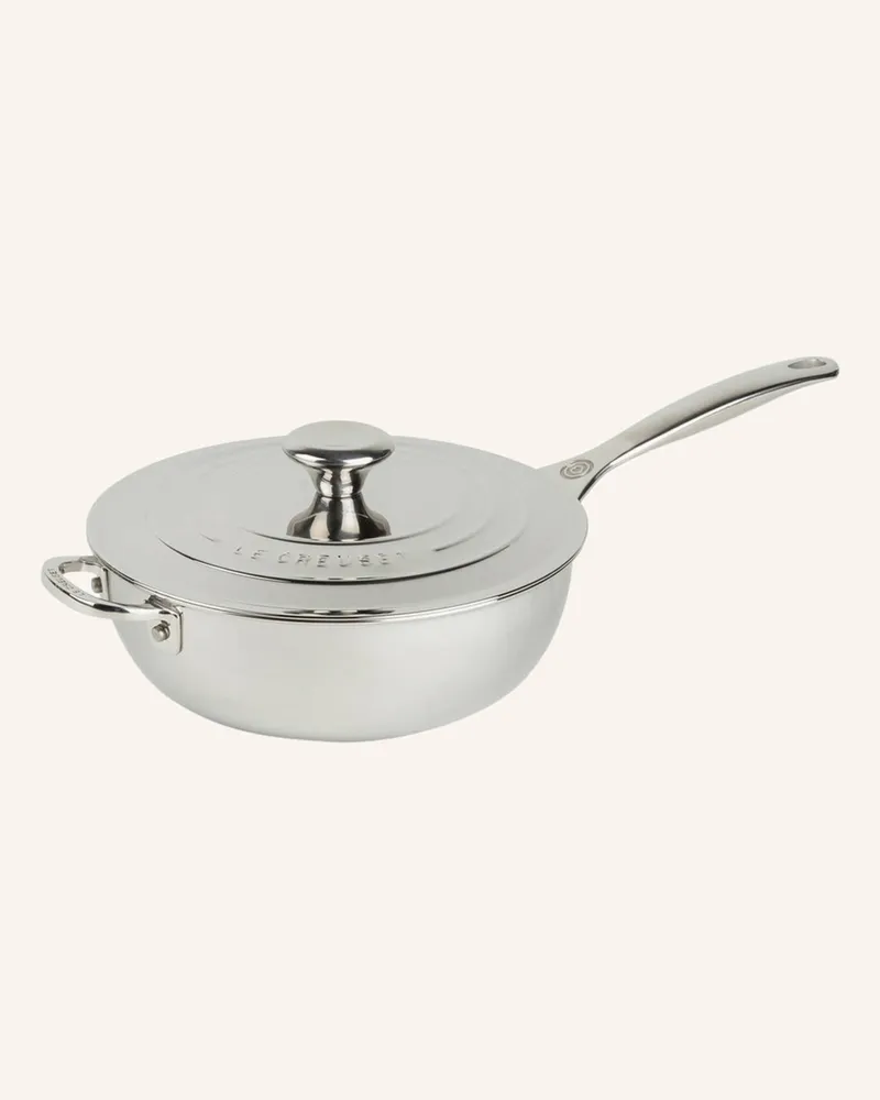 Le Creuset Sauté-Pfanne 3-PLY PLUS Silber
