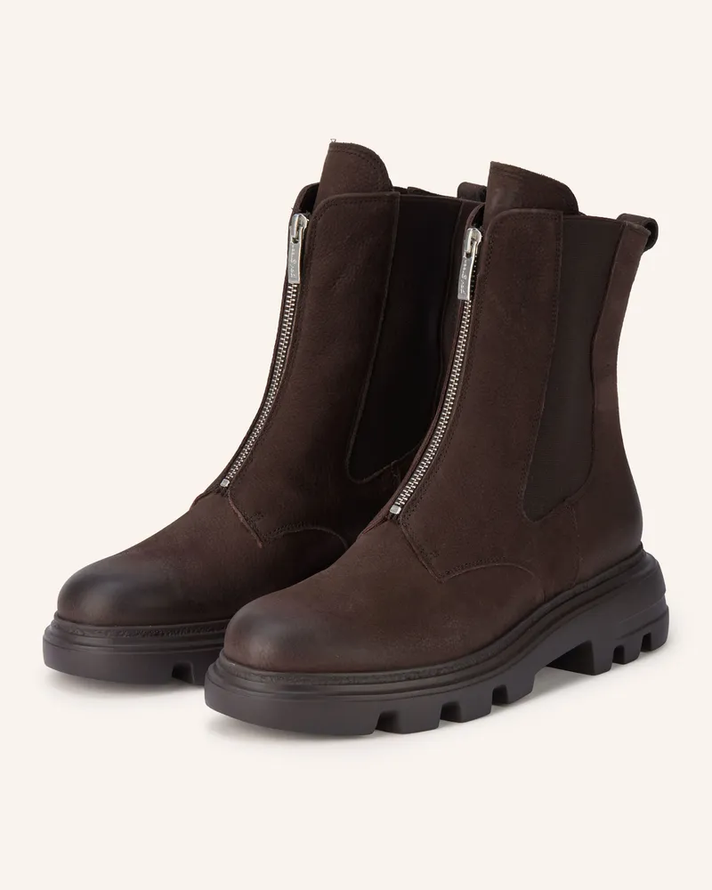 paul green Chelsea-Boots braun Dunkelbraun