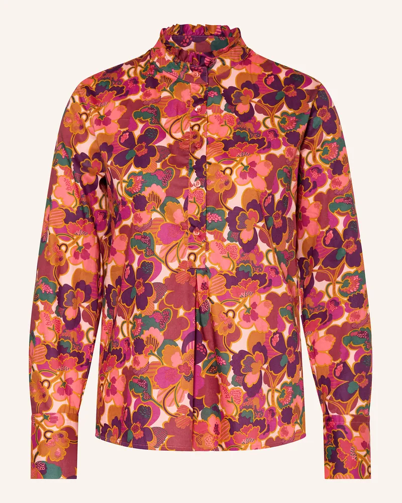 Rossana Diva Blusenshirt mit Rüschen Rot