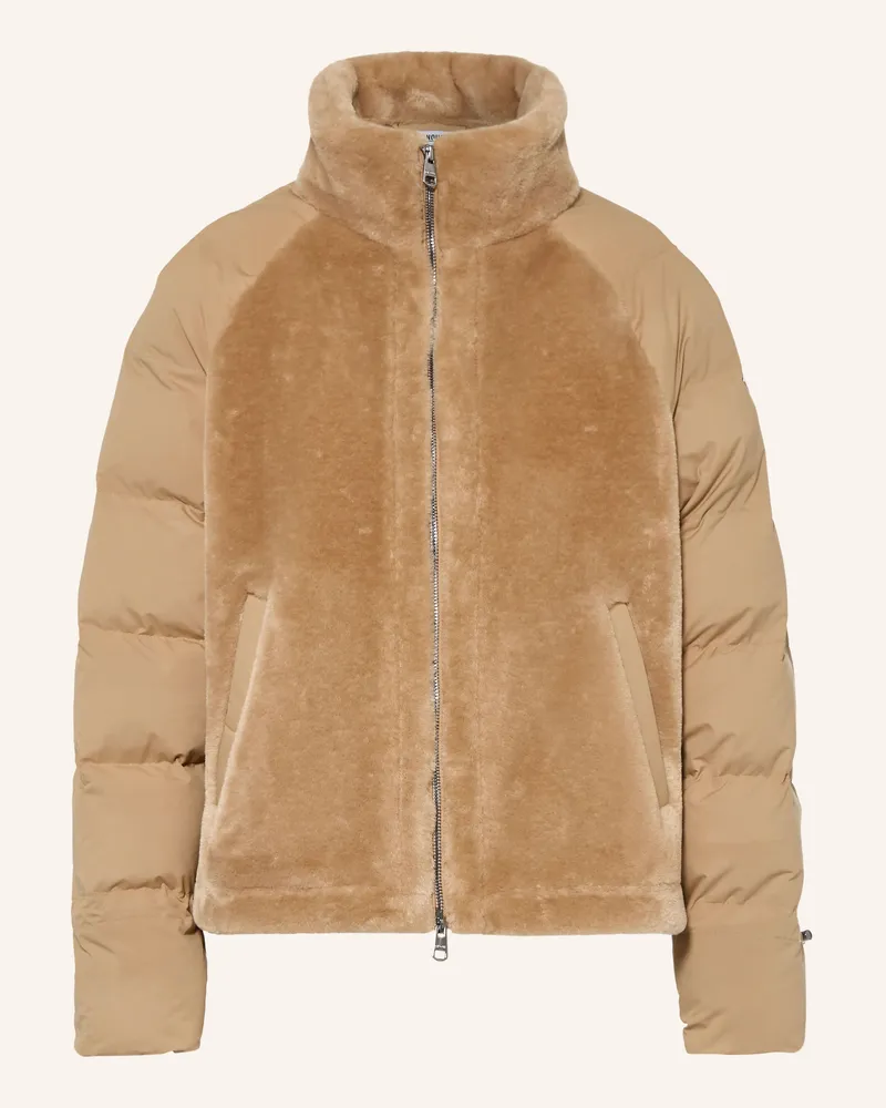 cinque Jacke Citami Im Materialmix beige Camel