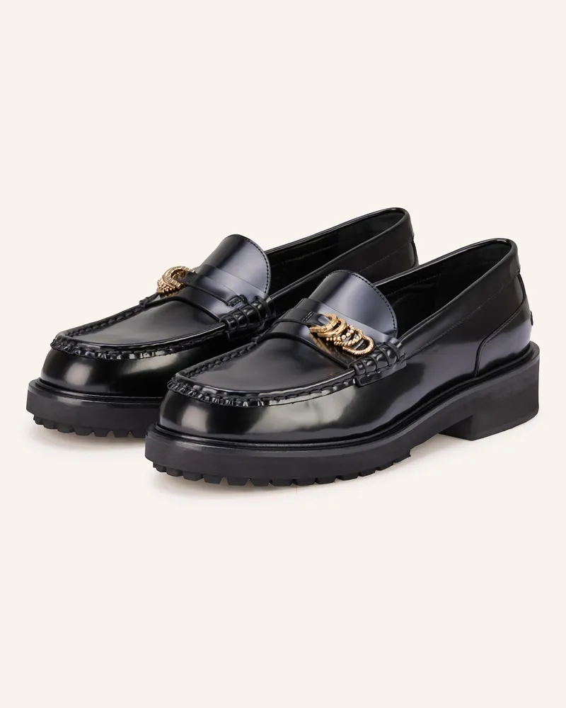 Dorothee Schumacher Loafer Subtle Shine schwarz Schwarz