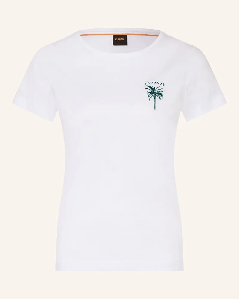 HUGO BOSS T-Shirt Elove weiss Weiss