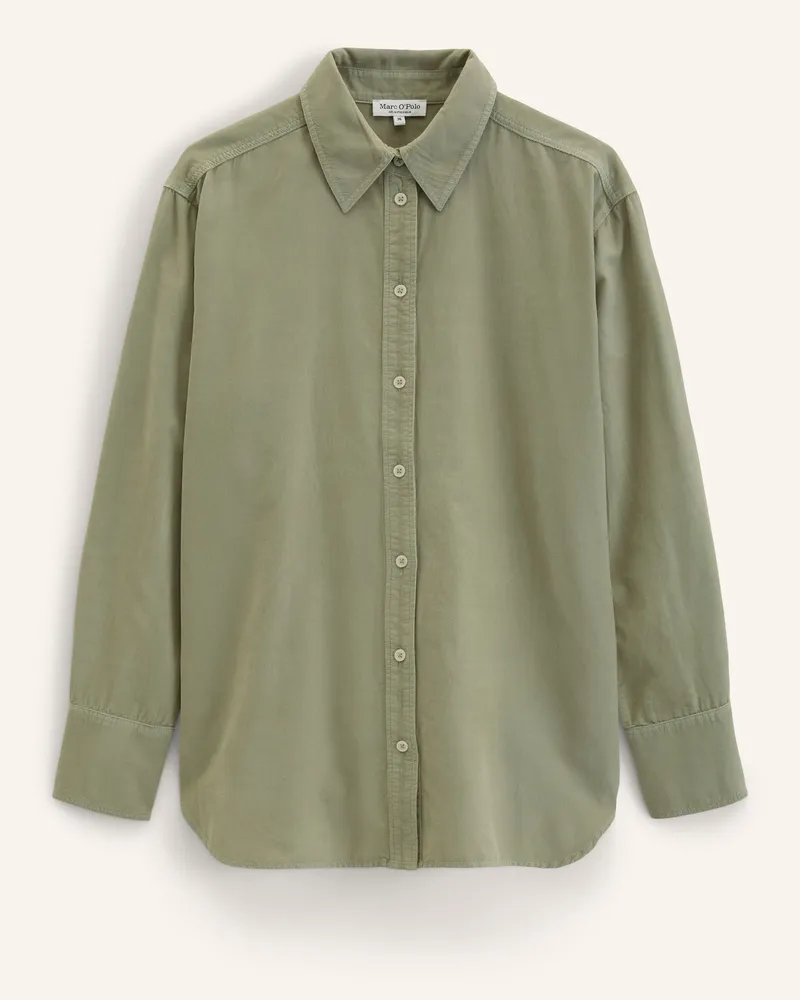 Marc O'Polo Cordbluse gruen Grün