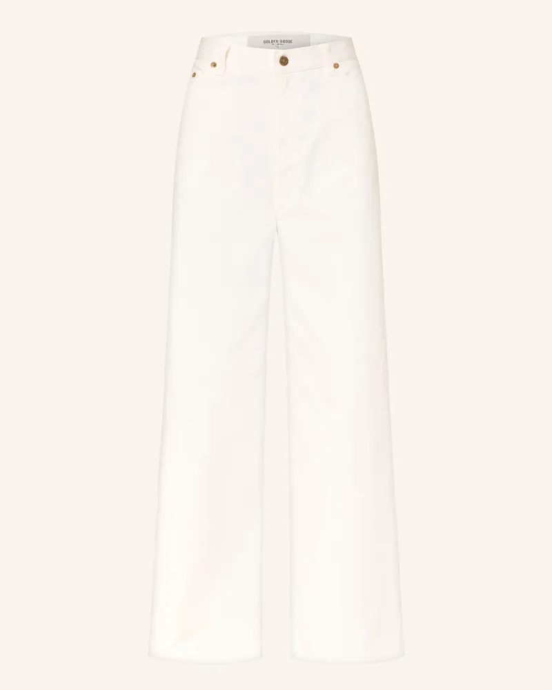 Golden Goose Wide Leg Jeans weiss 10190