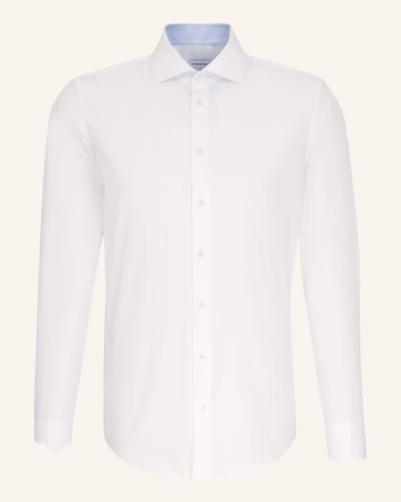 Seidensticker Business Hemd Slim Fit Weiss