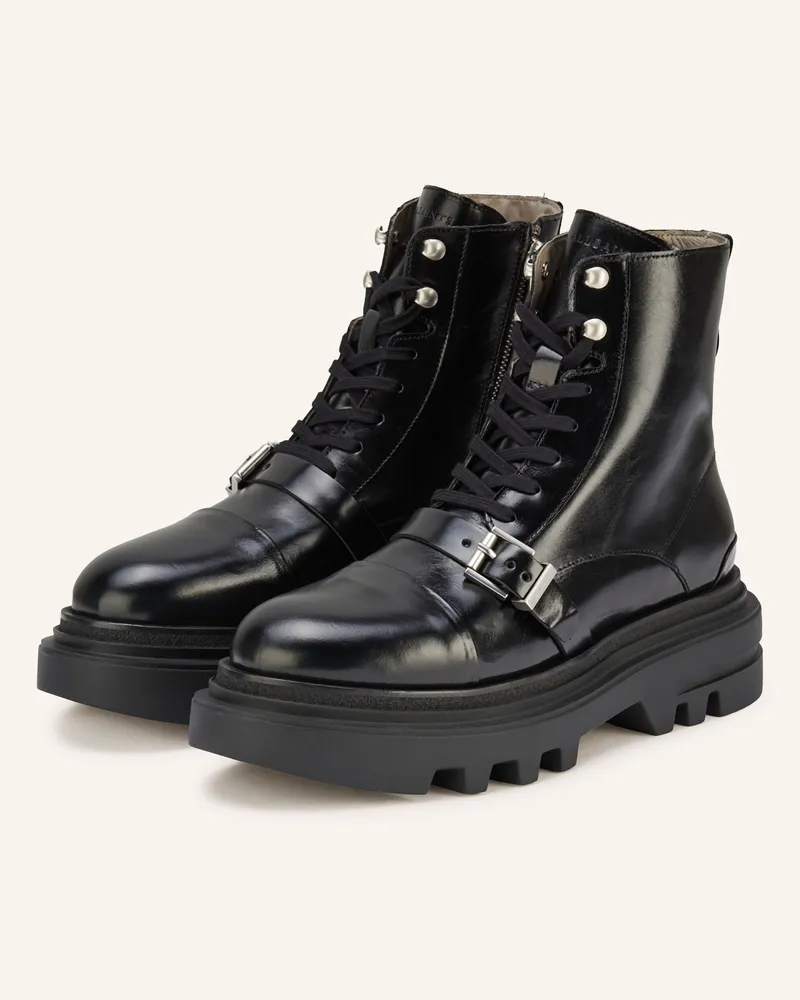 AllSaints Schnürboots ASTRID Schwarz