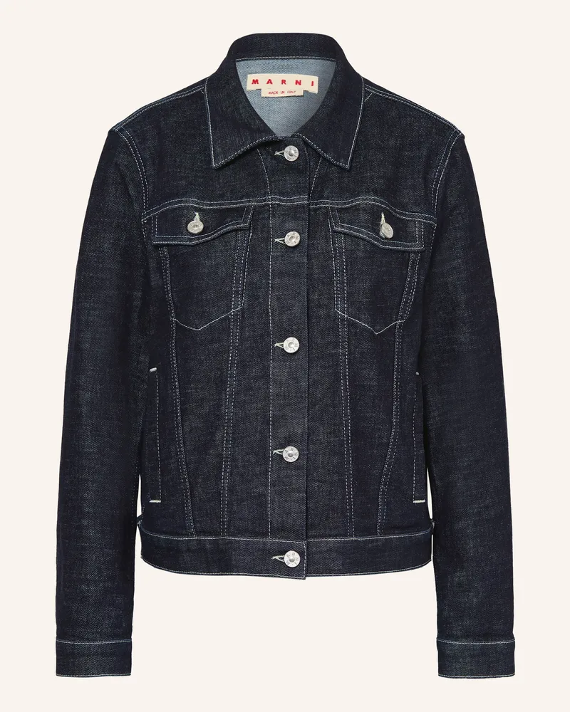 Marni Jeansjacke blau Wsb99