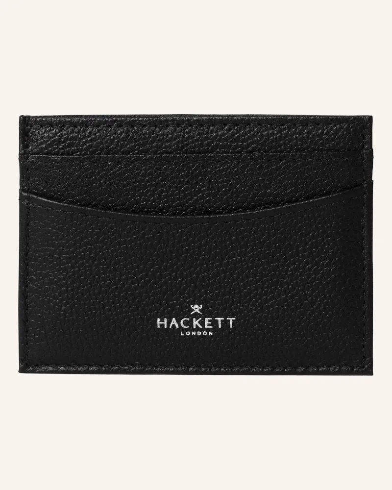 Hackett Kartenetuis Luxe Cardholder schwarz Schwarz