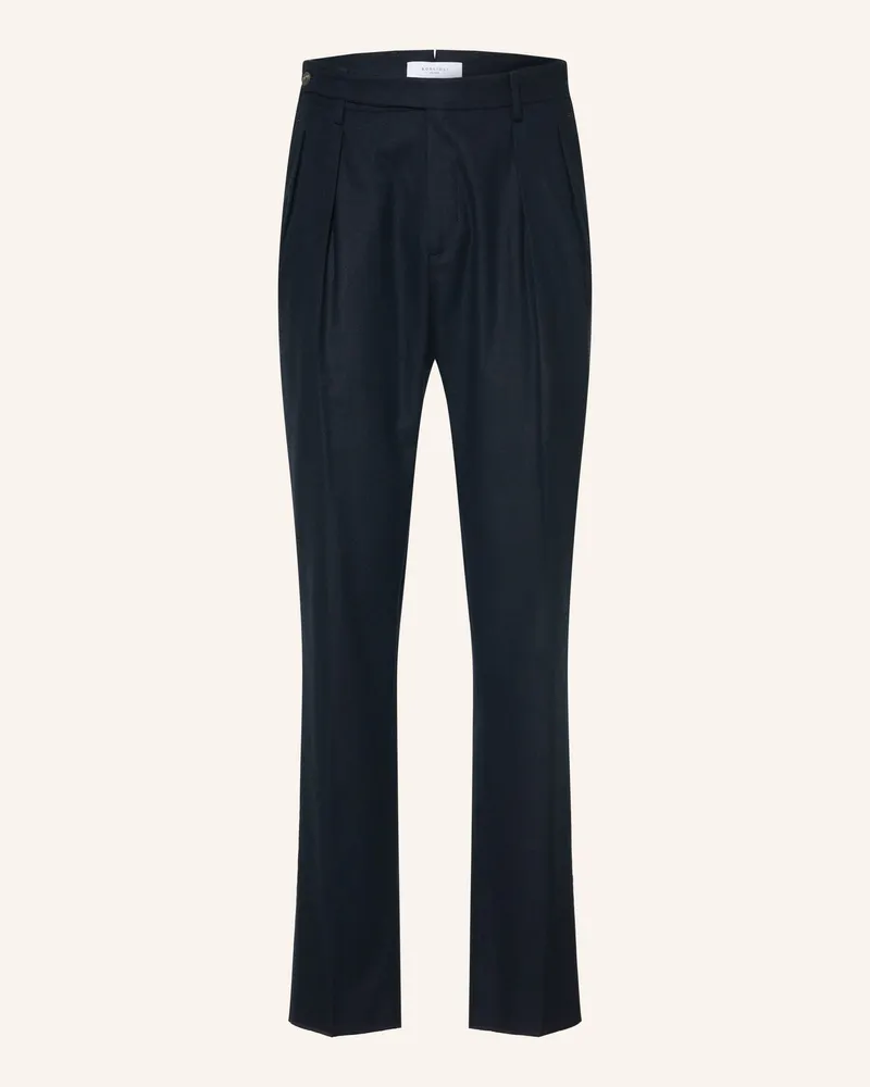 Boglioli Chino Slim Fit blau Dunkelblau