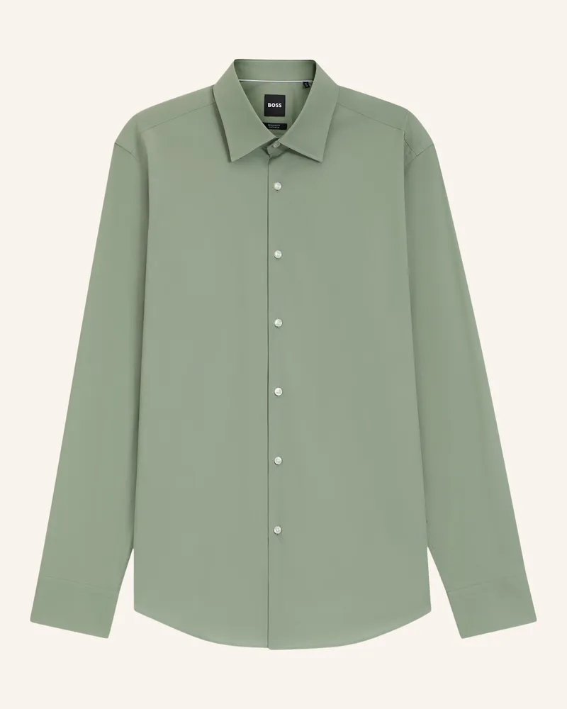 HUGO BOSS Hemd Joe Regular Fit gruen Hellgrün
