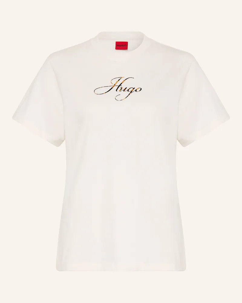 HUGO BOSS T-Shirt Vintage Tee weiss Ecru