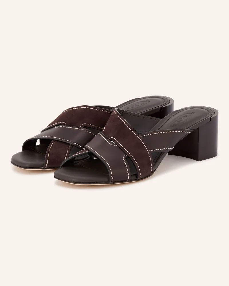 TOD'S Mules braun Dunkelbraun