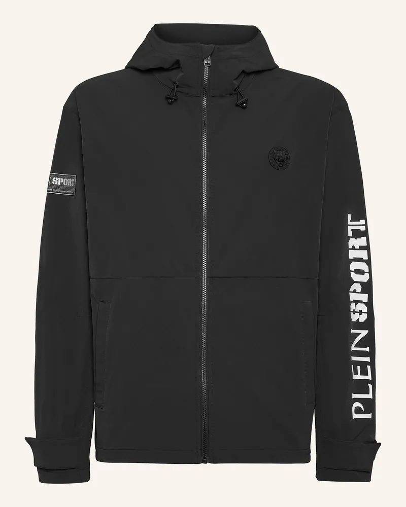 Philipp Plein Windbreaker Scratch schwarz Schwarz
