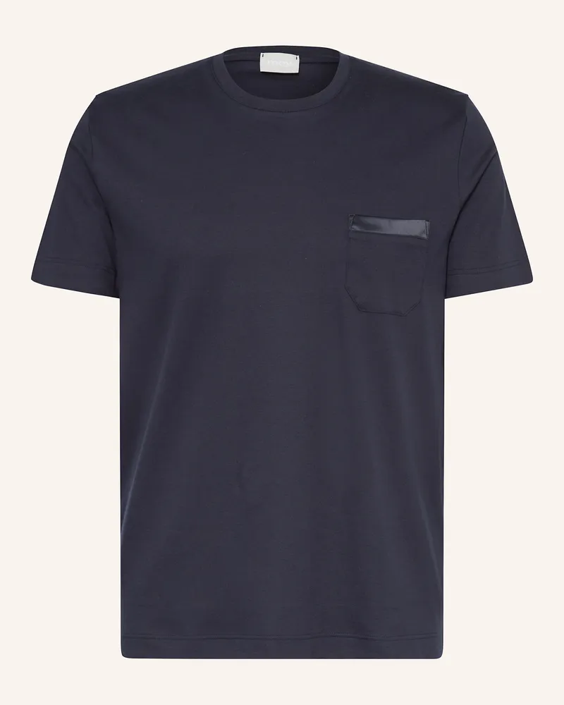Mey Lounge-Shirt Serie Aarhus blau Dunkelblau