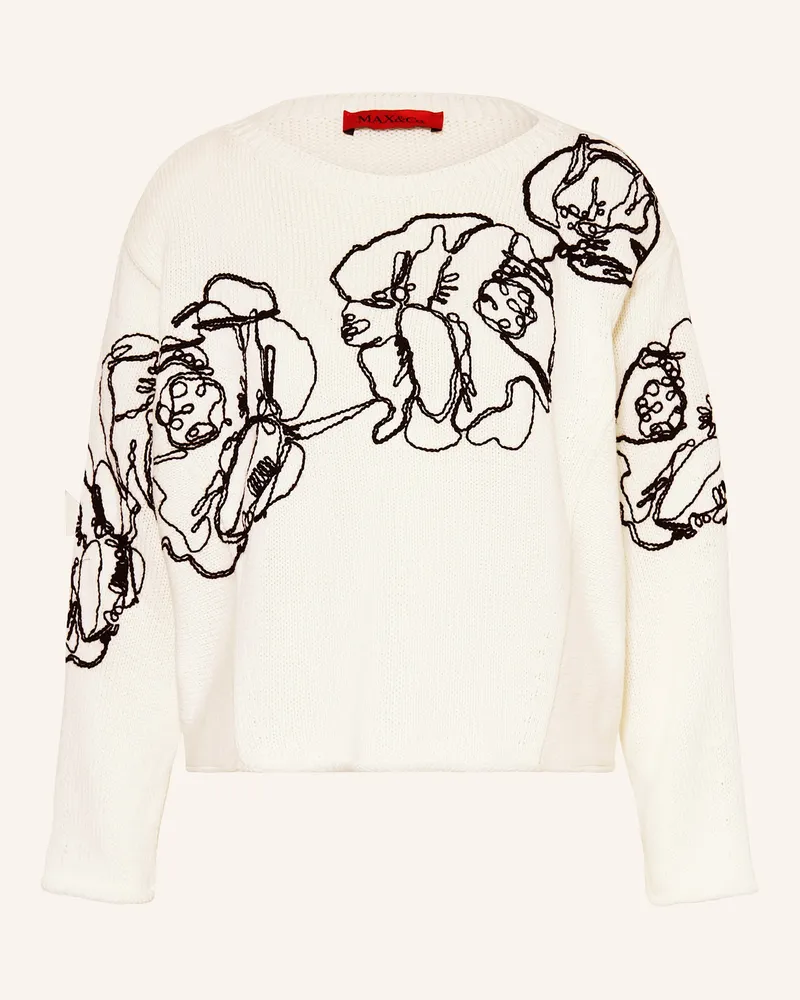 MAX&Co. Pullover GHIAIA Weiss