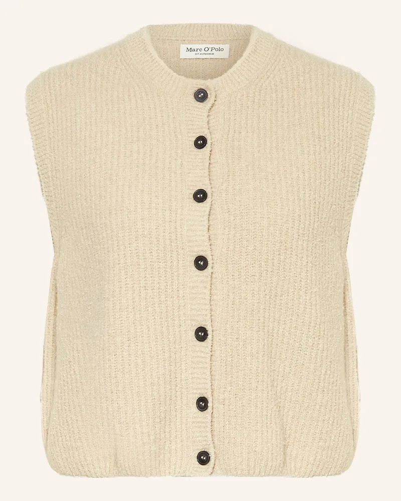 Marc O'Polo Strickweste Beige