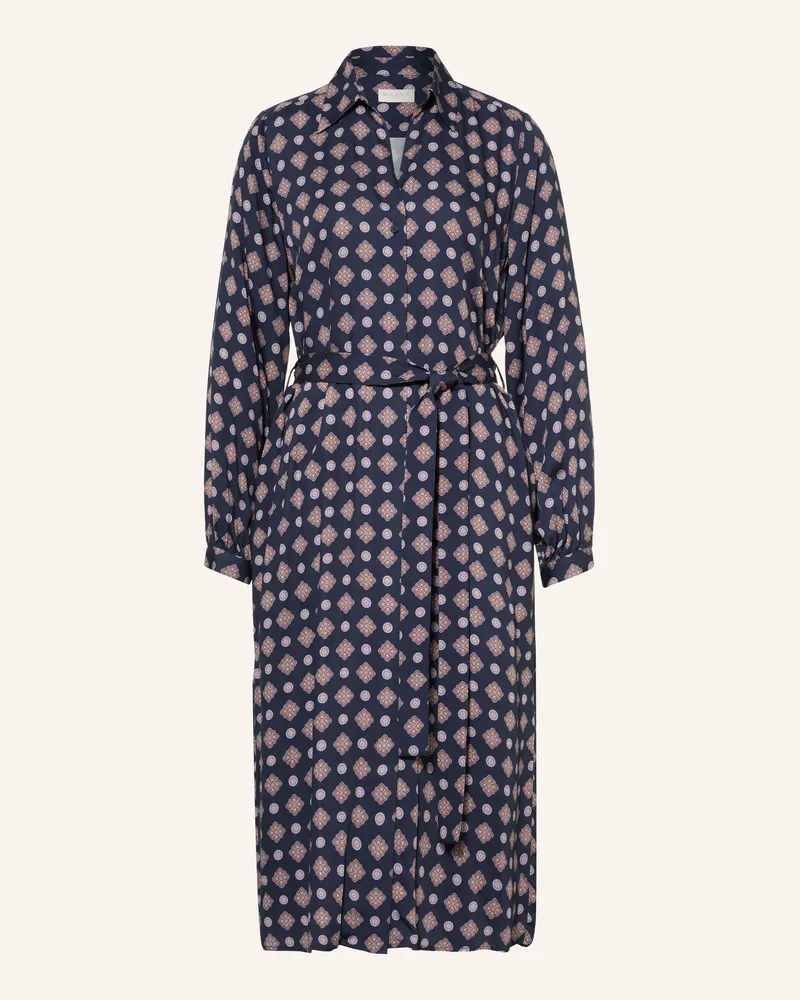 Milano Italy Hemdblusenkleid blau Dunkelblau