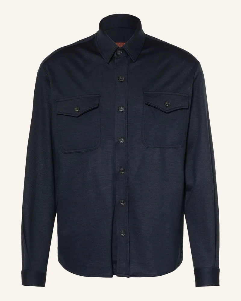 CRUNA Jersey-Overjacket Saka blau Dunkelblau